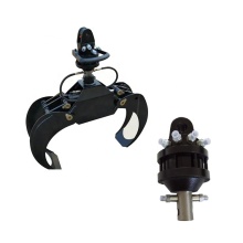 Hydraulic Rotator Flanged Shaft Grapple Rotator for Forestry Machinery