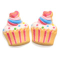 Kawaii Flatback Cute Cake Resin Decoration Artificial Craft Sweet Cone Cabochon Charms Προσομοίωση Τρόφιμα Μαλλιά Τόξα Αξεσουάρ