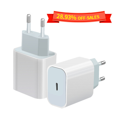 Carregador rápido de 20 W Tipo C PD para Iphone 12