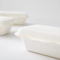Eco-Friendly Sugarcane Bagasse Takeout Container with Hinged Lid