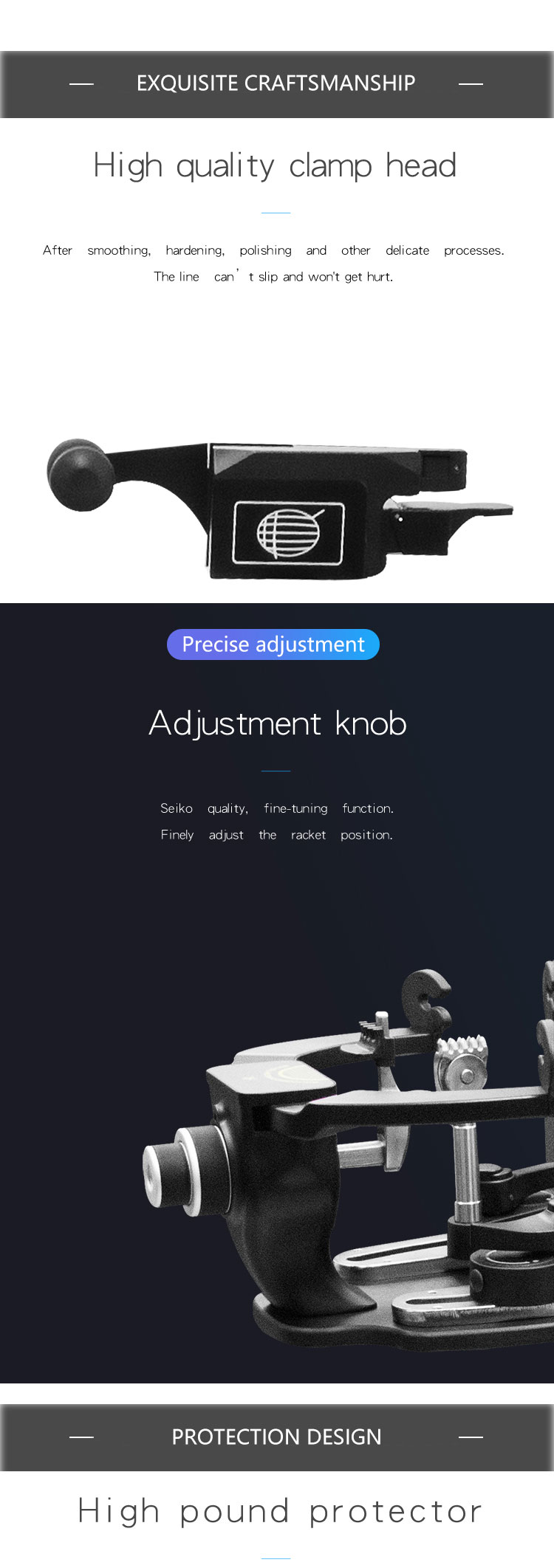 SIBOASI Badminton racket Use Automatic Stringing Machine S516