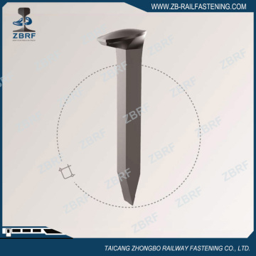 Railway dog spike for wooden sleeper