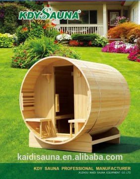 2016 New Outdoor Finland Wood 6 People Barrel Sauna