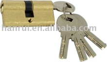Euro profile high security brass cylinder