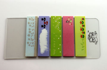 Custom Printed Colorful Personalized Sticky Notes For Book Instructions 12mm*45mm