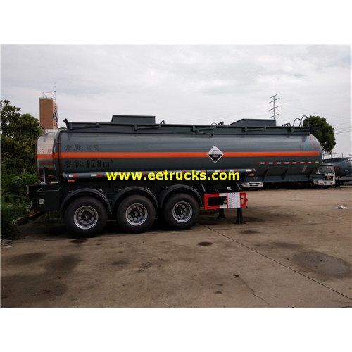 18000L Tri-axle Dilute Sulfuric Acid vận chuyển Trailers