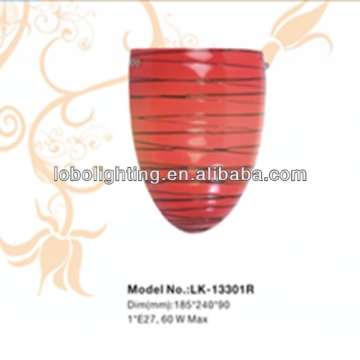 Best seller half round wall lamp red wall lamp