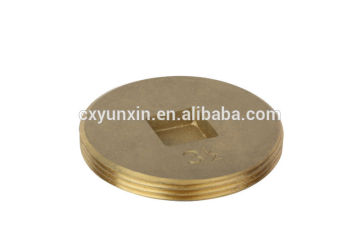31/2" USA brass cleanout plug