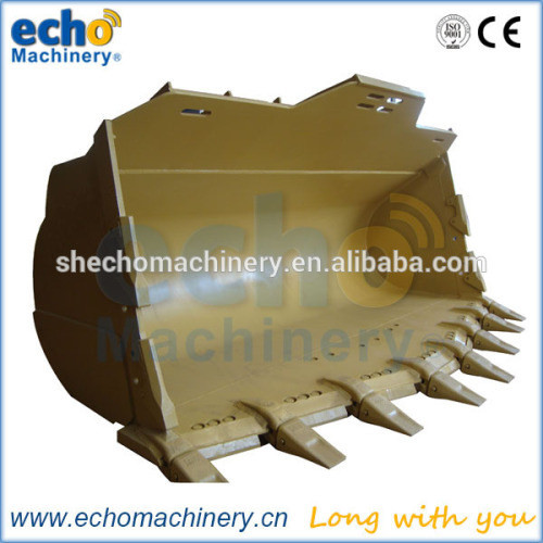 heavy duty rock wheel loader bucket for excavator equipment