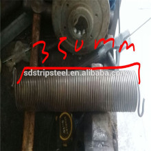 Torsion spring for rolling shutter doors