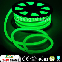 240V indoor + outdoor decoration extremely BRIGHT led neon in GREEN color,