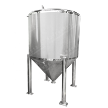 Food Grade Stainless Steel Tapered Cone Bottom Tanks for Liquid Storage