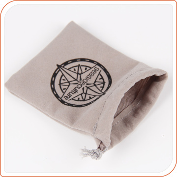 Single pull drawstring velvet sacks packing small items