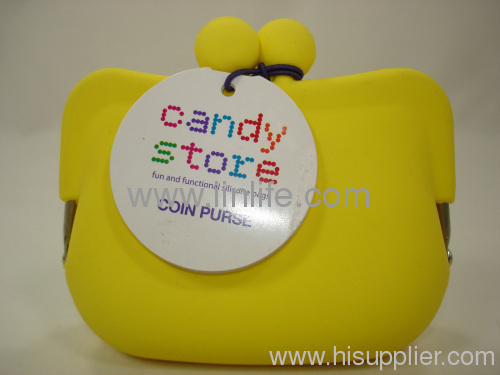 Authentische neue Candy Store Gelb Silikon gerahmt Münze Handtasche/Tasche/Beutel