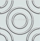 Plant fiber interor decorative simple installation 3d wall panel systems