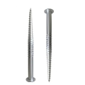 Galvanized Ground Screw untuk Yayasan Solid