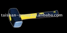 BRITISH TYPE STONING HAMMER WITH PLASTIC-COATING HANDLE