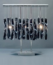 Glass modern table lamp