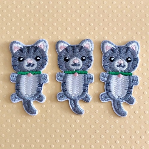 Katten Kleding Patches Opstrijkbare Strepen Badges Stickers