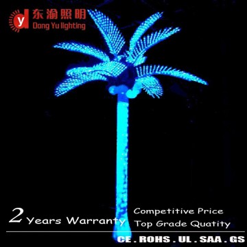 Decorative Fake Palm/coconut Trunk Led Tree Lighting 3m Artificial Plant