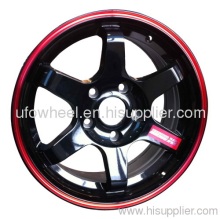 Alloy Wheels Black With Red Stripe?