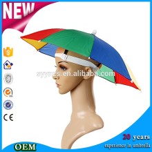 Promotional best quality cap umbrella hats for sale