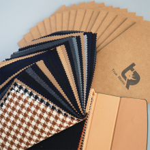 Worsted Merino Wool/Polyester Suit Fabric - In Stock