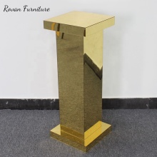 Modern Golden Flower Stand for Wedding Decor and Event Planning
