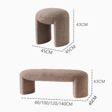 Wholesale Modern Custom Velvet Stools & Ottomans