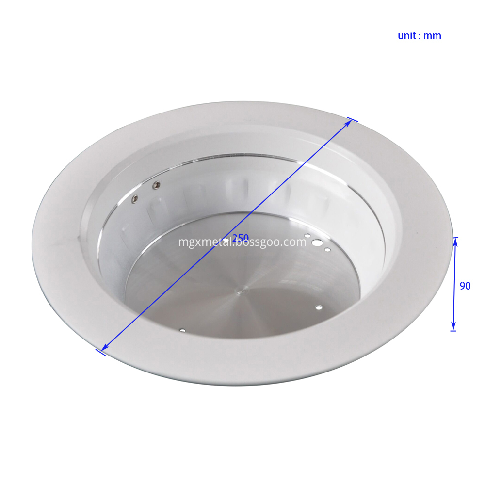 SLB0006 12inch Path Light Reflector Lamp Shade Aluminium Spinning size