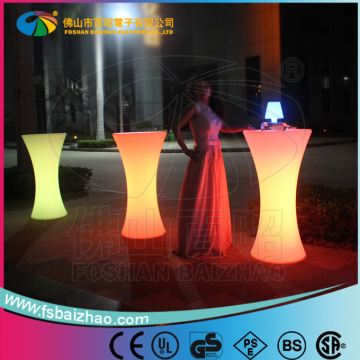 Rotomolding Plastic LED Chair Table light up led plastic bar table
