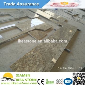 Fantasy Platinum Yellow Granite Kitchen Island Countertop