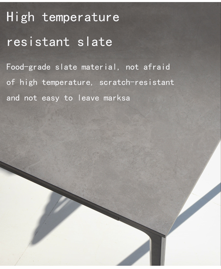 High temperature resistant rock plate