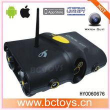 iphone/ipad control spy rc tank with wifi video camera bugatti toy car HY0060676