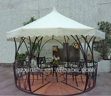 2016 hotsale fixed iron gazebo tent for sale