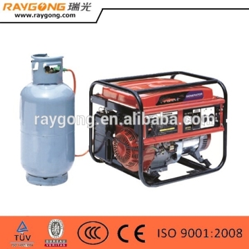 5kva lpg generator dual fuel gas gasoline generator