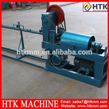 Automatic reforcing steel wire bar straightenning and cutting machine