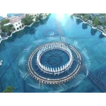 Attractive Pool Fountain for Aesthetic Landscaping