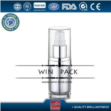 oval acrylic bottle ,silver oval acrylic bottle,oval plastic bottle