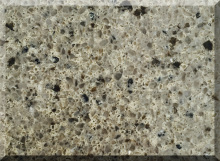 Artificial man-made double color quartz stone