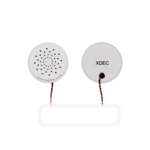 34.3*8.8mm 8Ohm 1watt white shell round box speaker