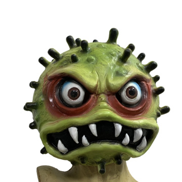 Halloween Terror Latex Head with Coronavirus Theme