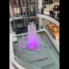 water fountain curtain