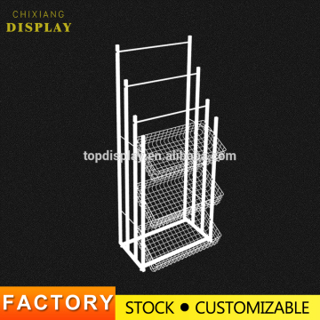 Hotsale miniso style mental umbrella hanger shelf for supermarket