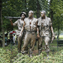 Most popular metal free soldier figures statue soldier figurines for garden or exhibition hall ornament