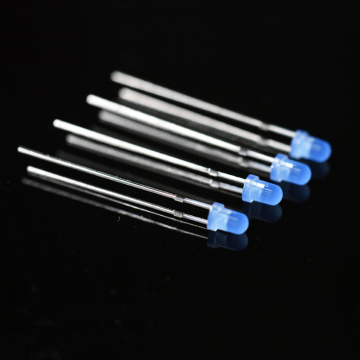 Super Bright 3mm Blue LED Diffused 465-470nm