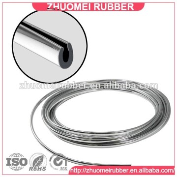 Car interior decorative chrome moulding trim strip