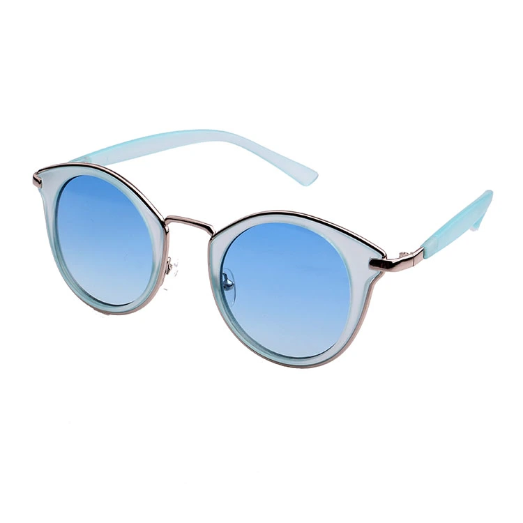 Round UV400 Color Lense Sunglasses