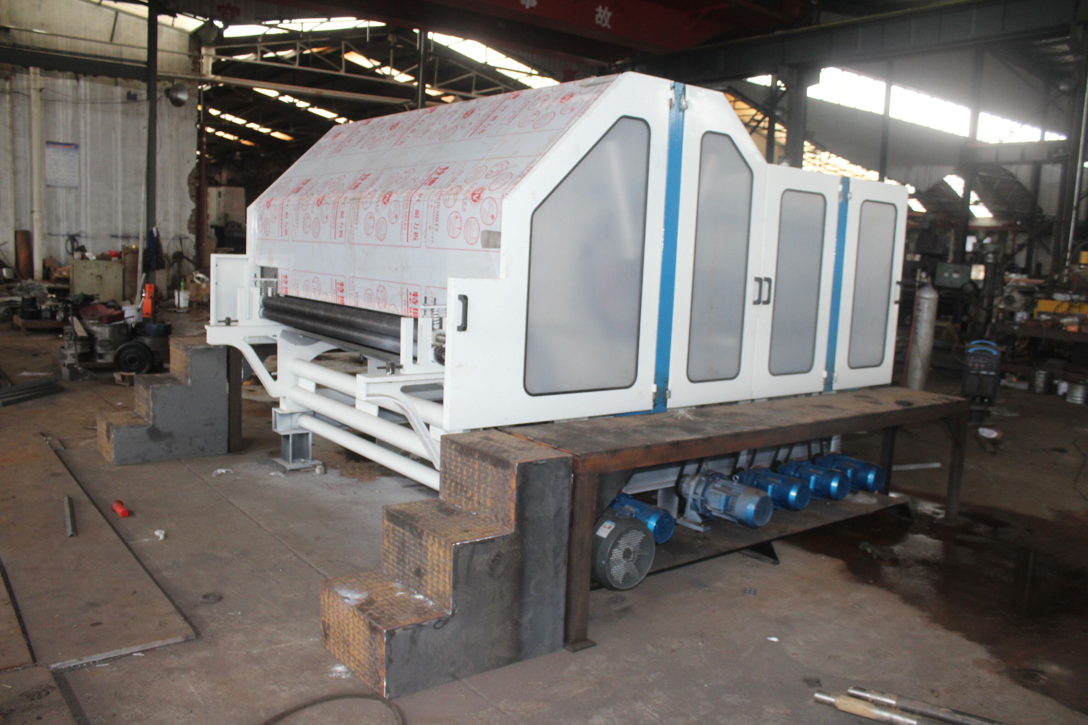 Non-woven sheep wool cotton yarn waste recycle Carding Machine for sale