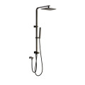 Gun Metal Surface Shower Column Set